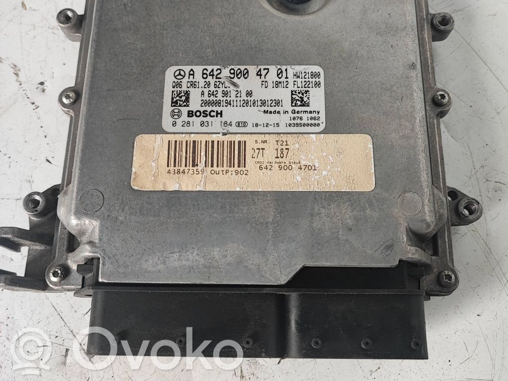 Mercedes-Benz GLE (W166 - C292) Sterownik / Moduł ECU 