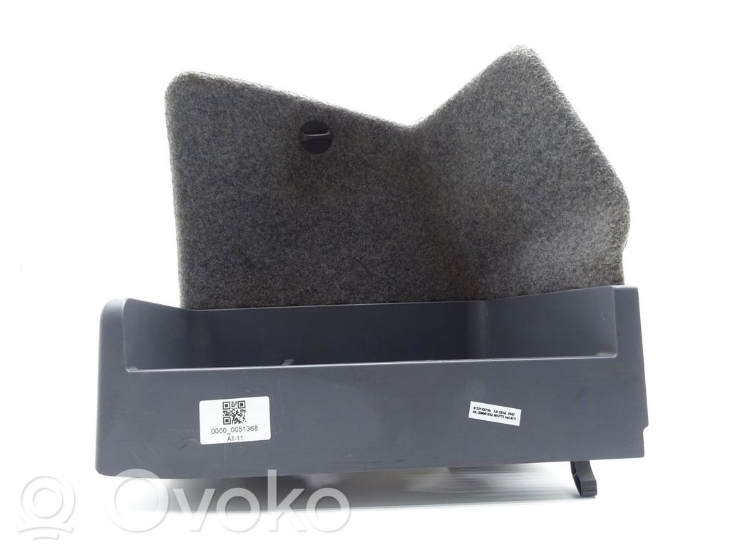 BMW 3 E92 E93 Trunk/boot lower side trim panel 