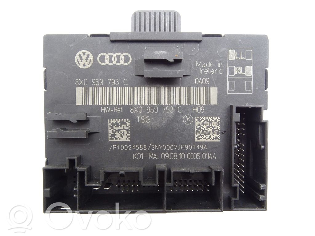 Skoda Superb B6 (3T) Unité de commande module de porte 