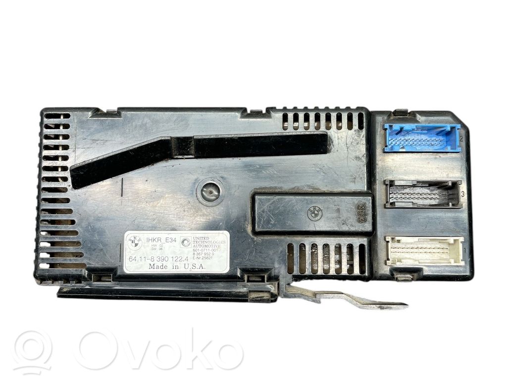 BMW 5 E34 Air conditioning/heating control unit 