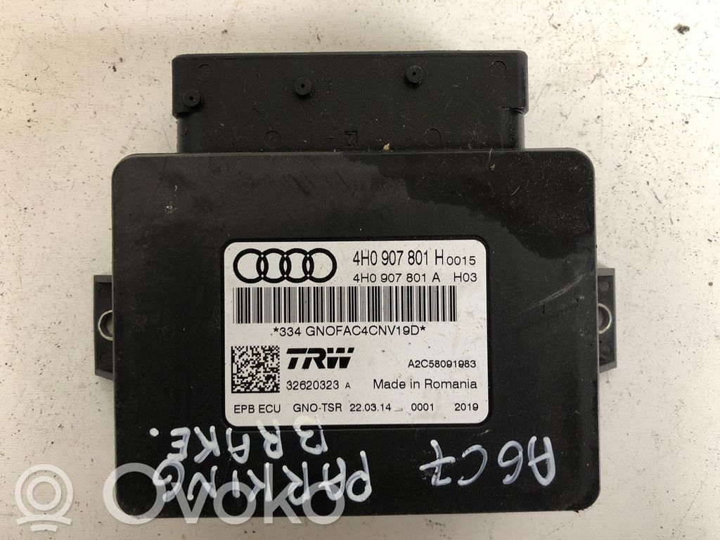 Module de commande de frein à main   4H0907801H,32620323