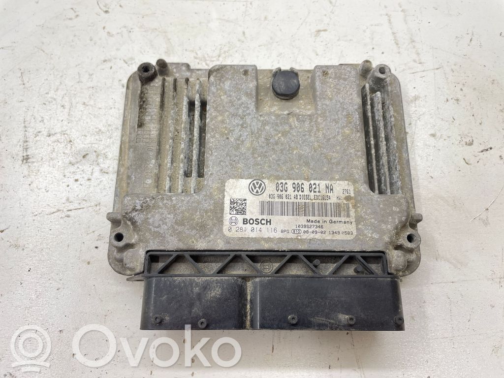 Volkswagen Golf V Engine control unit/module 
