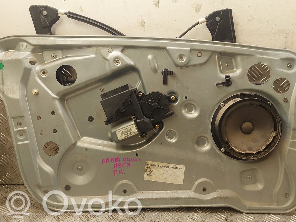 Skoda Fabia Mk1 (6Y) Elektryczny podnośnik szyby drzwi przednich 