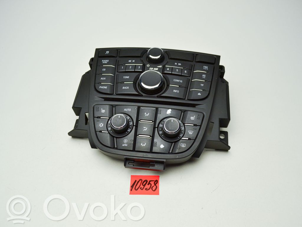 Opel Astra J Climate control unit 