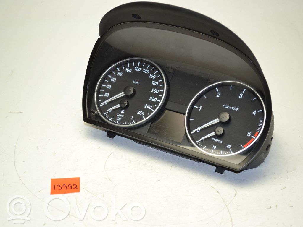 BMW 3 E90 E91 Speedometer (instrument cluster) 