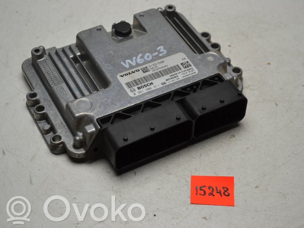 Volvo V60 Sterownik / Moduł ECU 