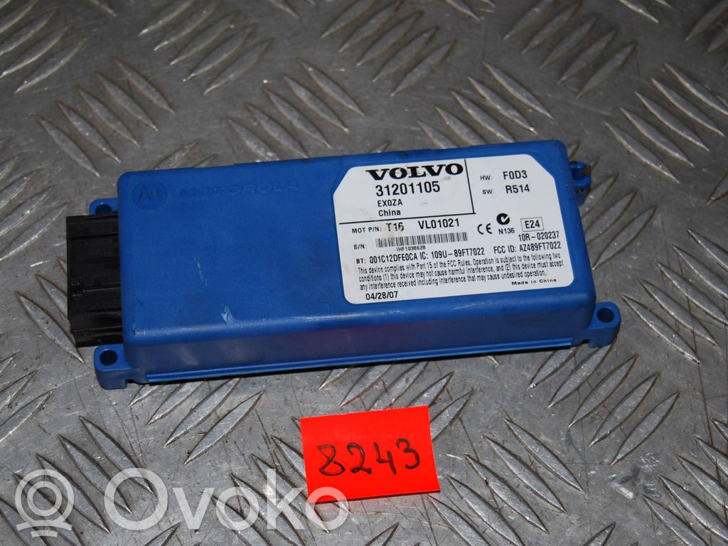 Volvo C30 Bluetooth control unit module 