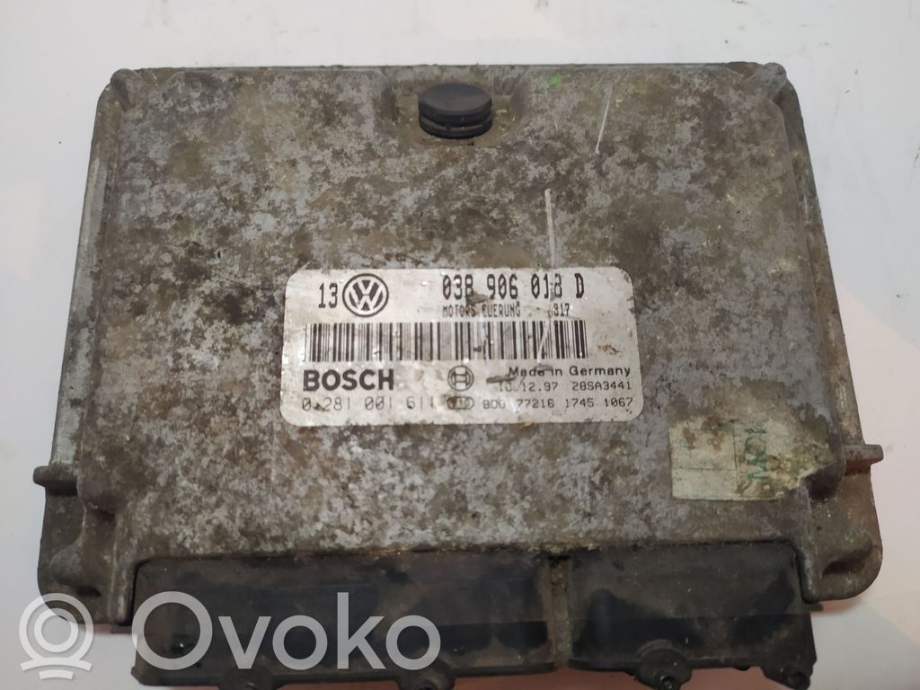 Engine control unit/module   0281001611,038906018D