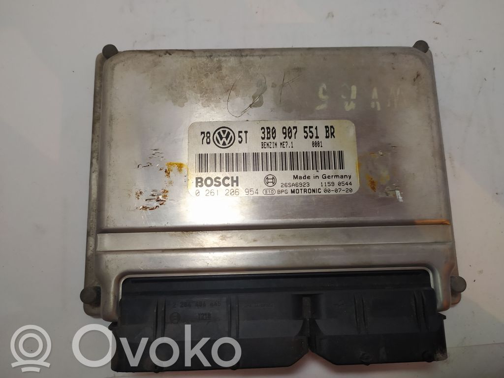 Sterownik / Moduł ECU   0261206954,3B0907551BR