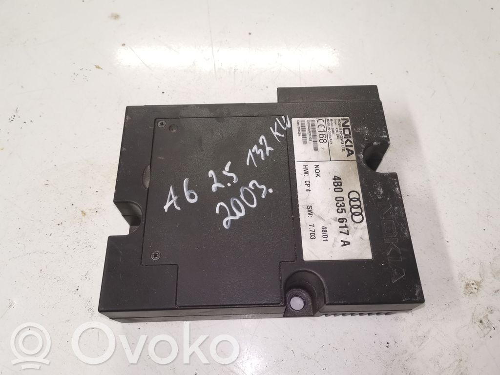 Unité de commande, module téléphone   4B0035617A
