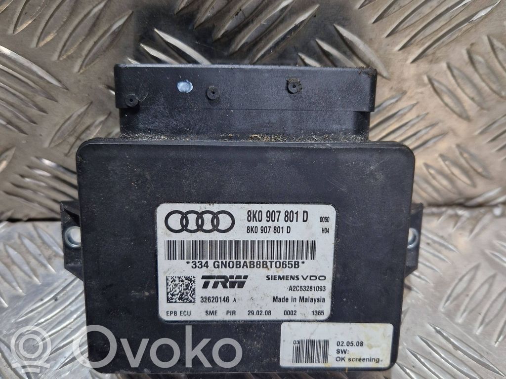 Audi A4 S4 B8 8K Hand brake control module 