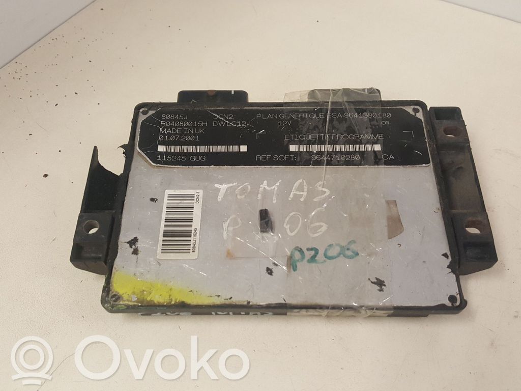 Peugeot 206 Engine control unit/module 