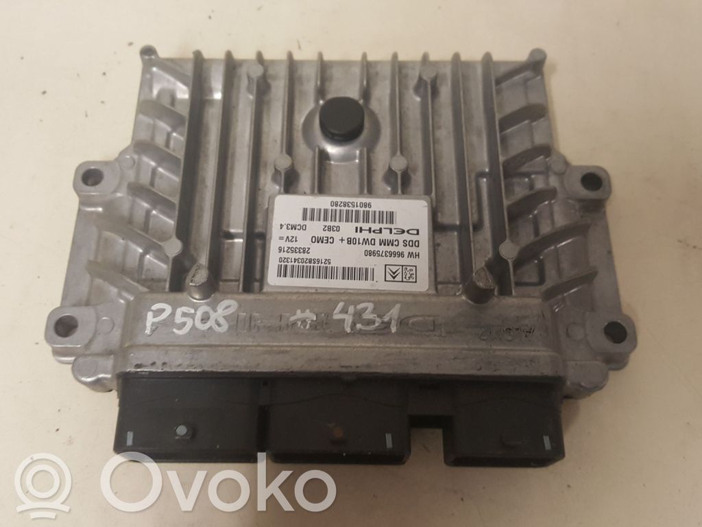 Peugeot 508 Engine control unit/module 