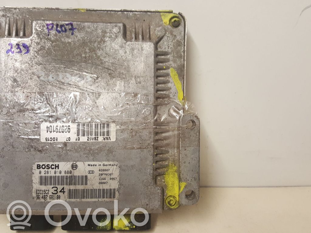 Peugeot 607 Engine control unit/module 