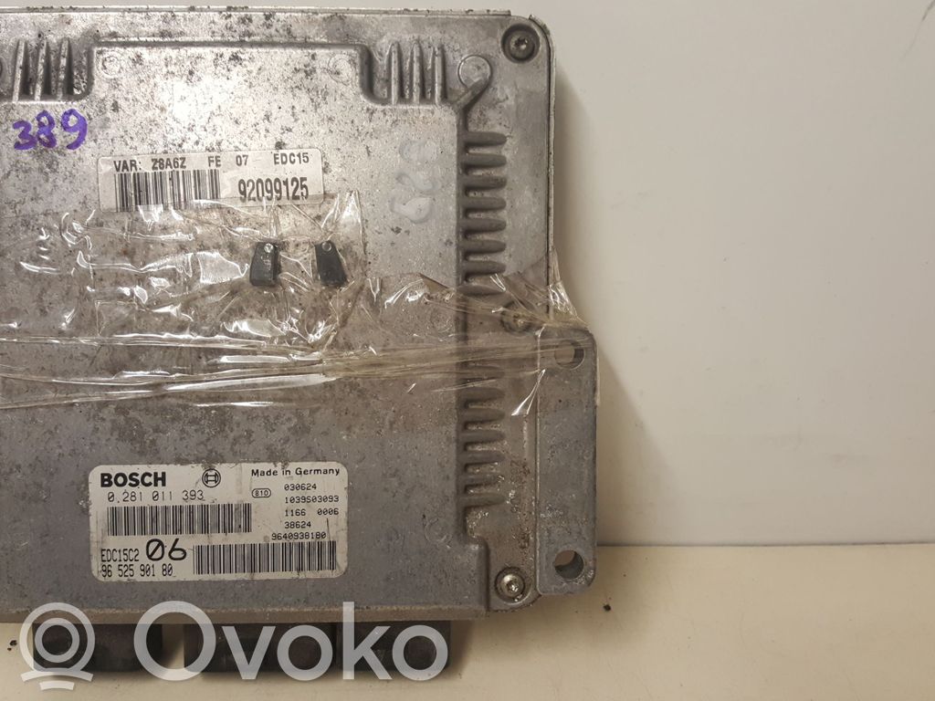 Engine control unit/module   9658576080,0281011630,EDC16C34