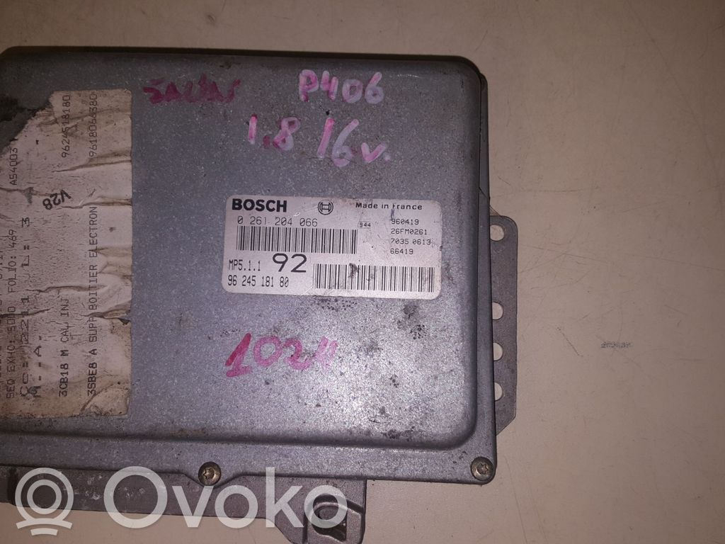Engine control unit/module   9624518180,0261204066,MP51192