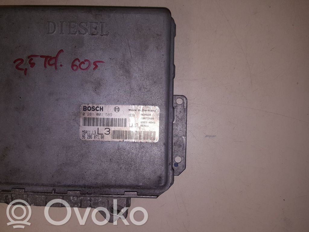 Peugeot 605 Engine control unit/module 