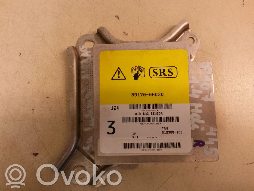Peugeot 107 Airbag control unit/module 