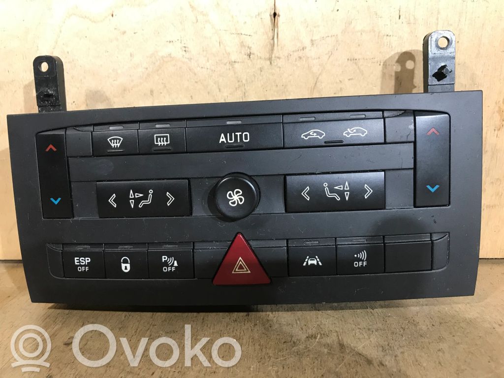 Citroen C6 Climate control unit 