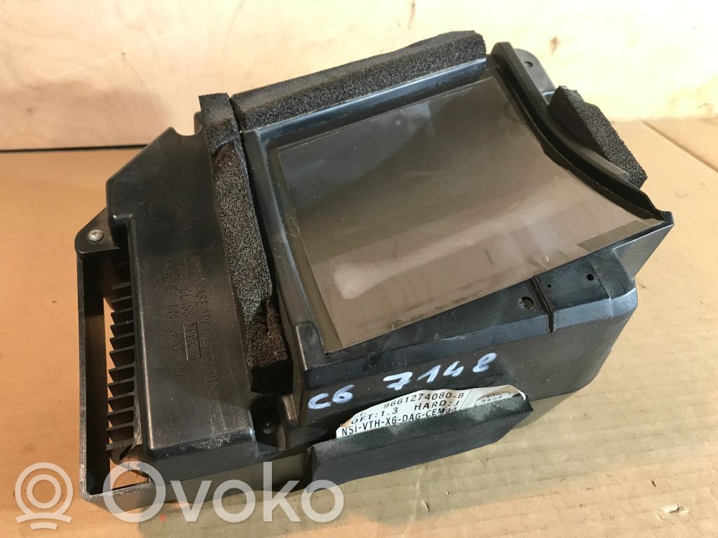 Citroen C6 Head up display screen 