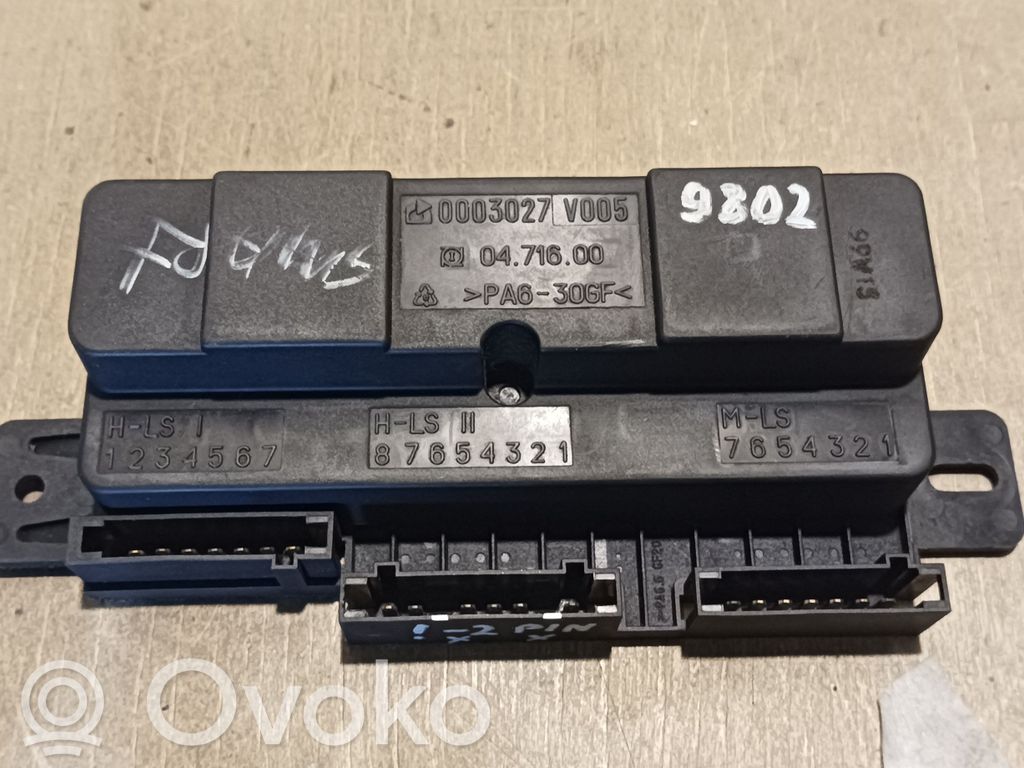 Smart ForTwo I Comfort/convenience module 