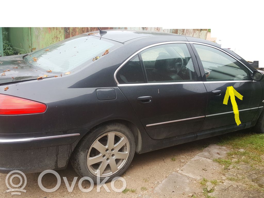 Peugeot 607 Szyba drzwi przednich 