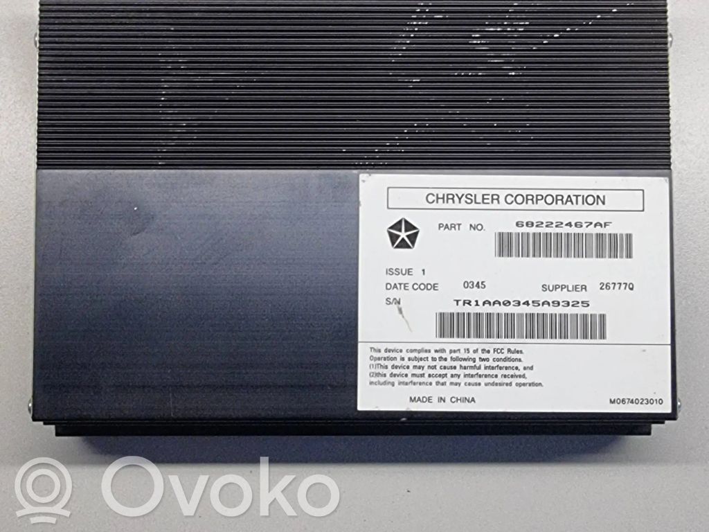 Garso stiprintuvas   68222467AF,26777Q,AA0345A9325