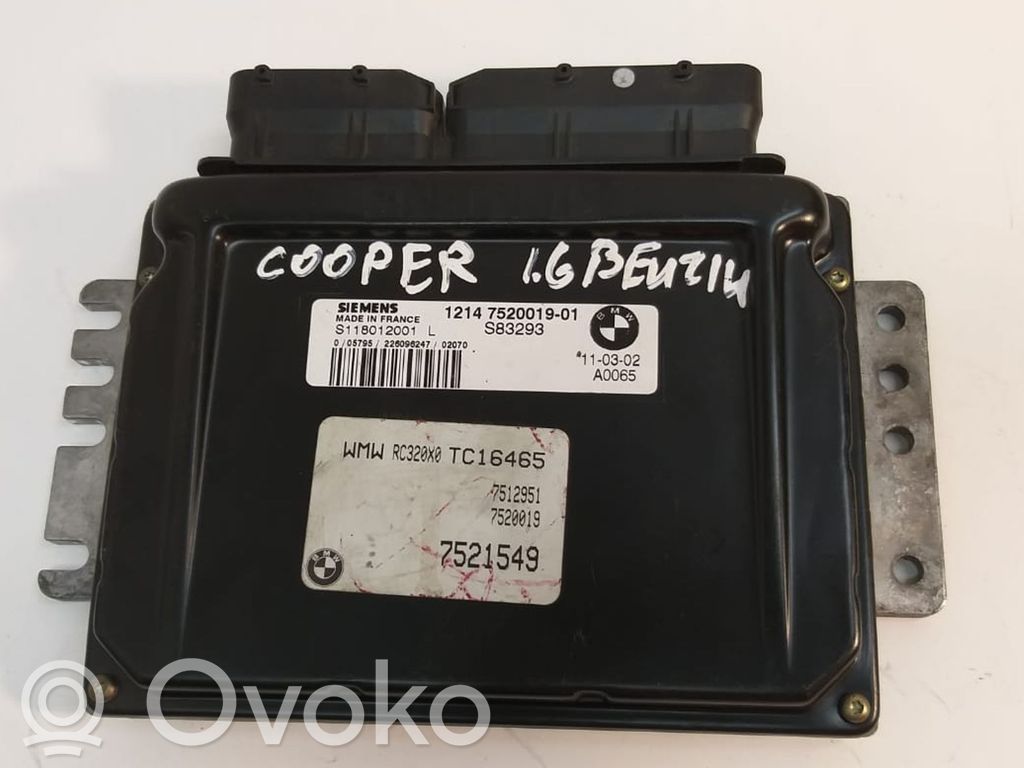 Mini One - Cooper R50 - 53 Engine control unit/module 