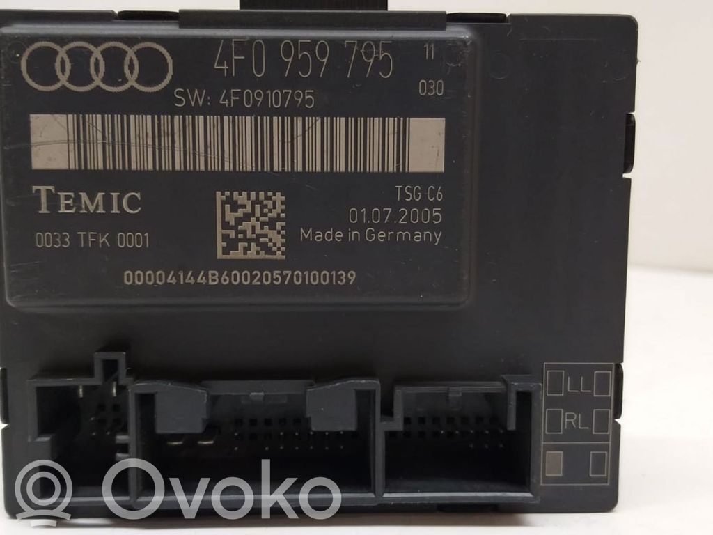 Oven ohjainlaite/moduuli   4F0959795,4F0910795