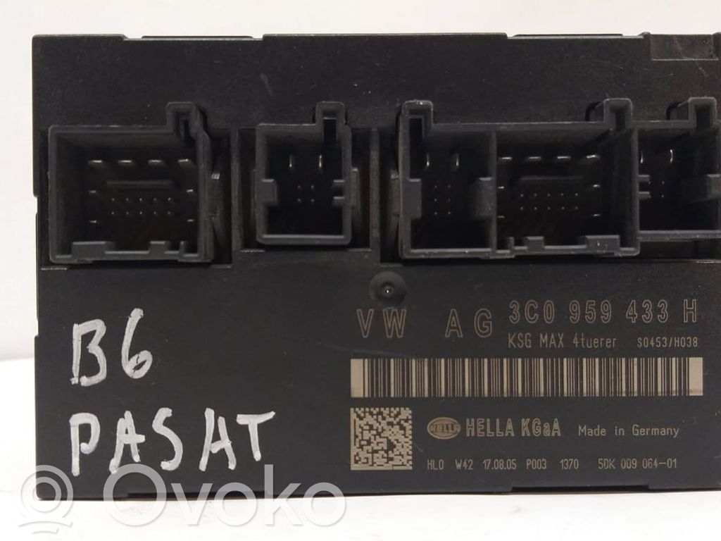 Volkswagen PASSAT B6 Mukavuusmoduuli 