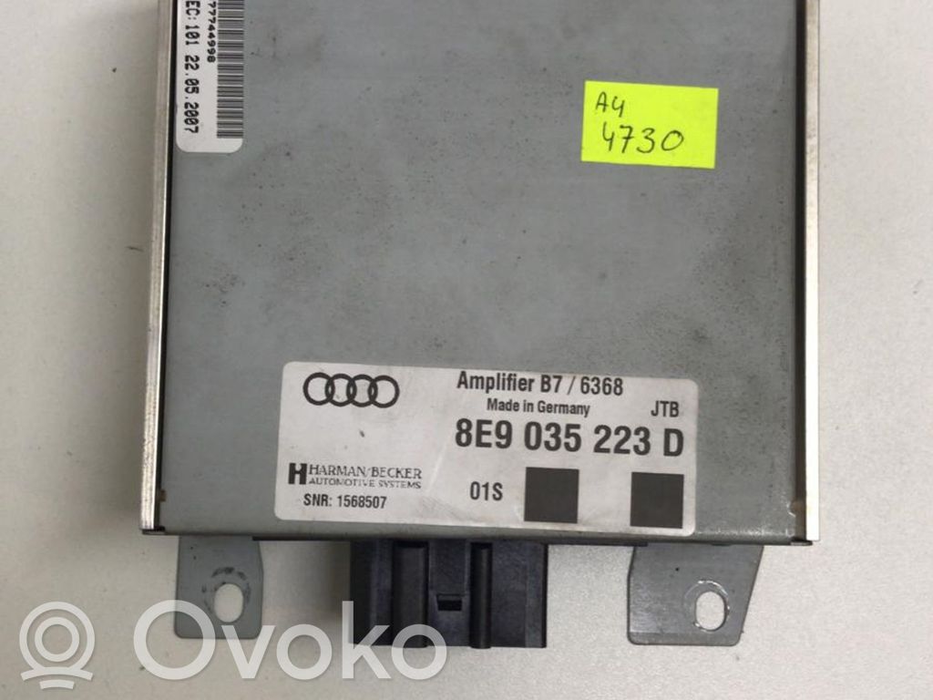 Audi A4 S4 B7 8E 8H Wzmacniacz audio 