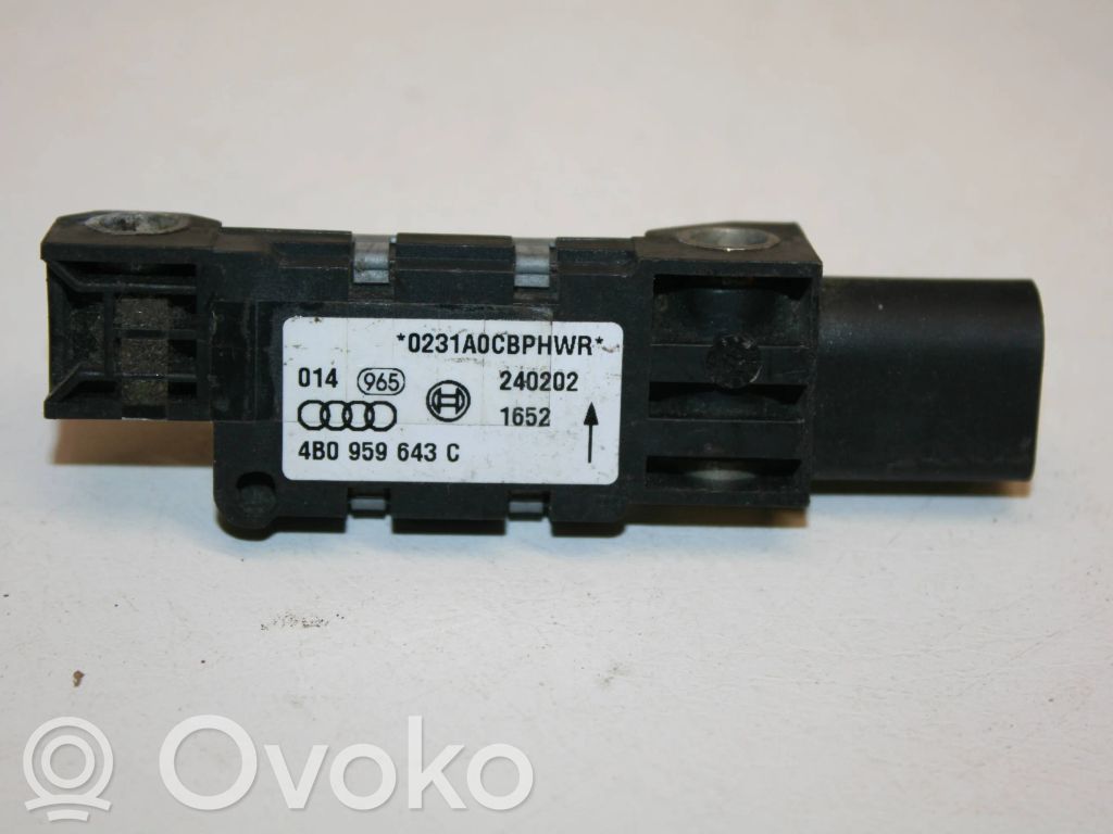 Airbagsensor Crashsensor Drucksensor   4B0959643C,240202,0231A0CBPHWR,4B0959643E
