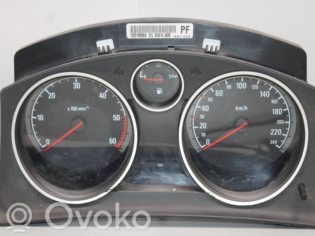 Opel Astra H Licznik / Prędkościomierz 