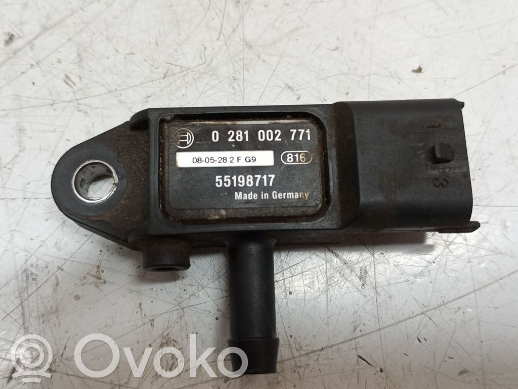 Abgasdrucksensor Differenzdrucksensor   0281002771,55198717,0805282FG9