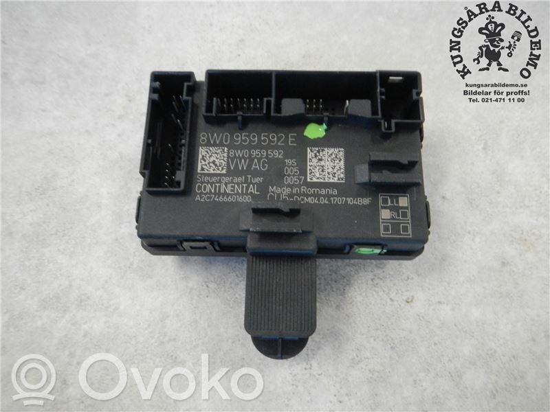 Mukavuusmoduuli   8W0959592E,A2C7466601600