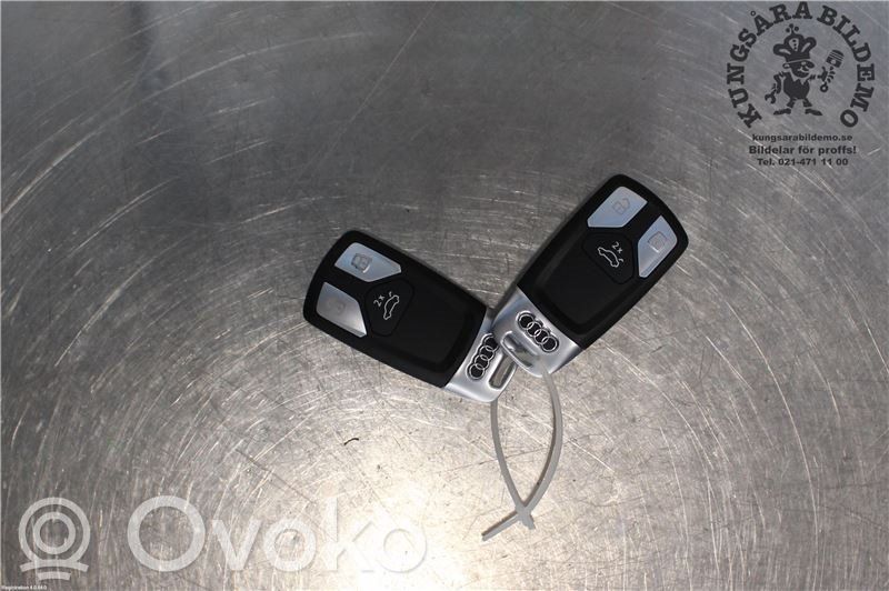 Audi A4 S4 B9 8W Aizdedzes atslēga / karte 
