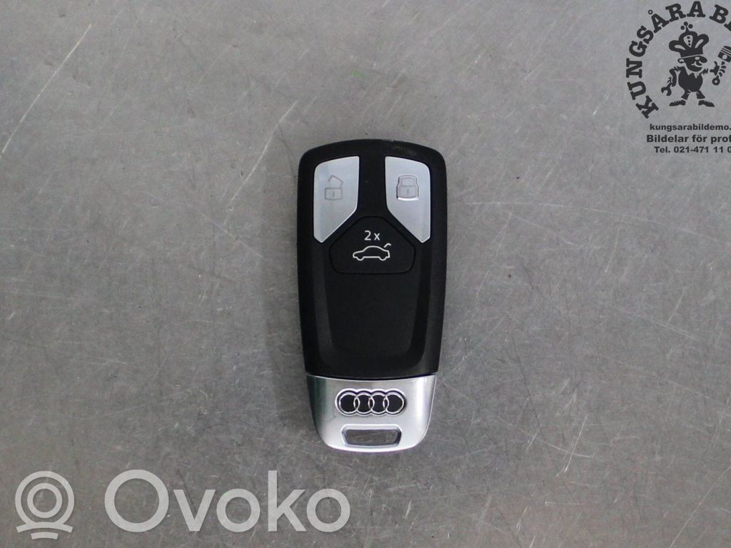 Audi A4 S4 B9 8W Aizdedzes atslēga / karte 