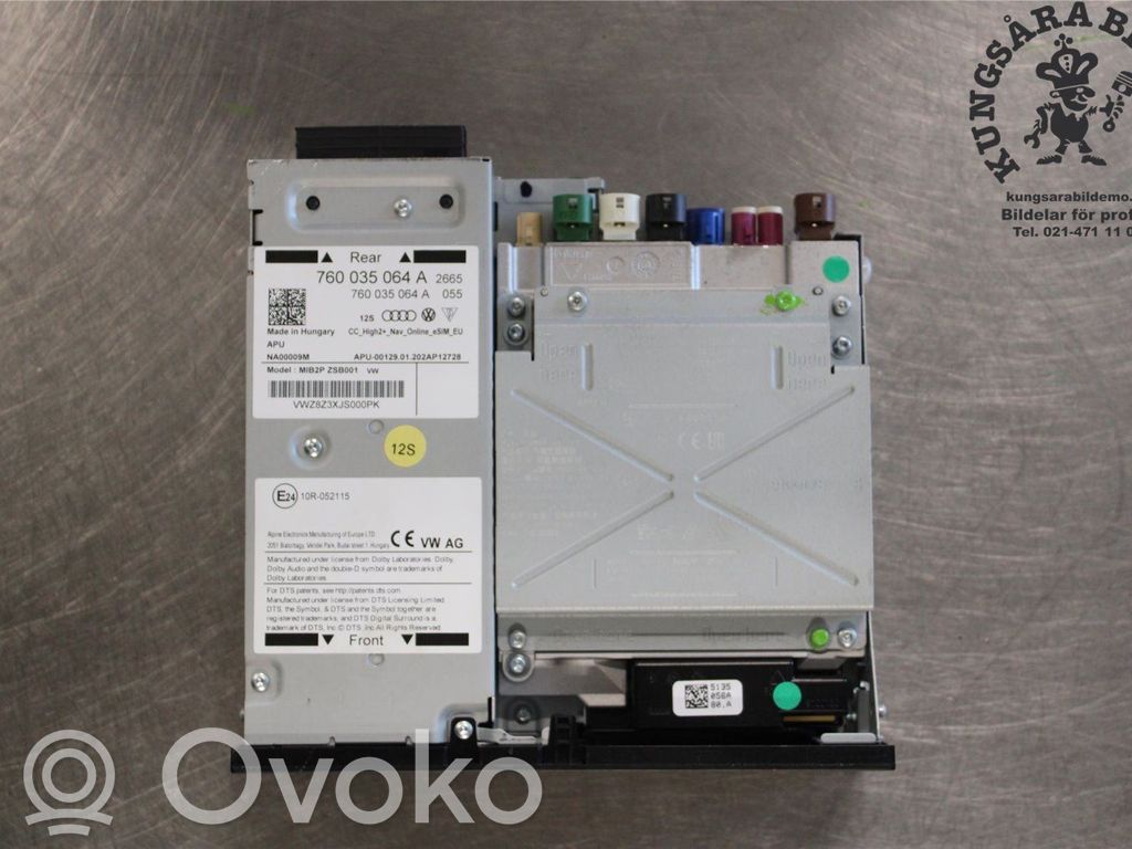 Volkswagen Touareg III Panel / Radioodtwarzacz CD/DVD/GPS 