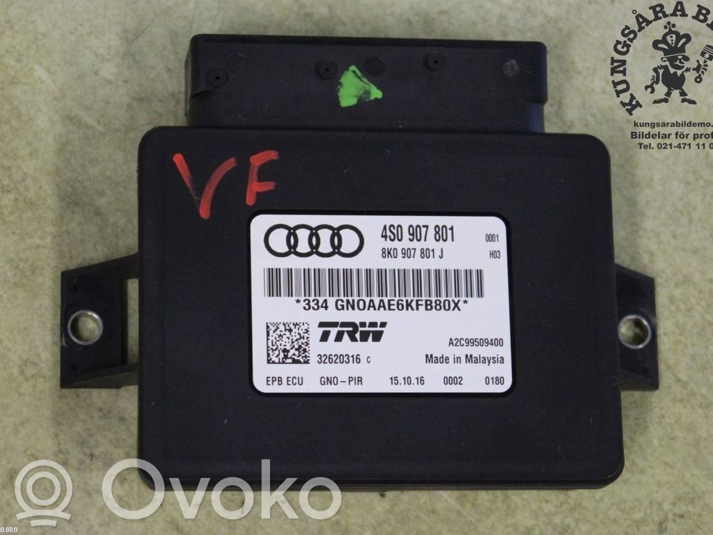 Audi R8 4S Module de commande de frein à main 