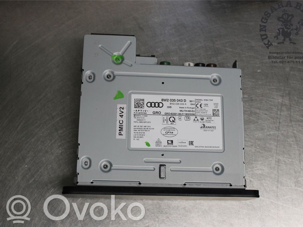 Audi A4 S4 B9 8W Bedieneinheit Controller Multimedia 