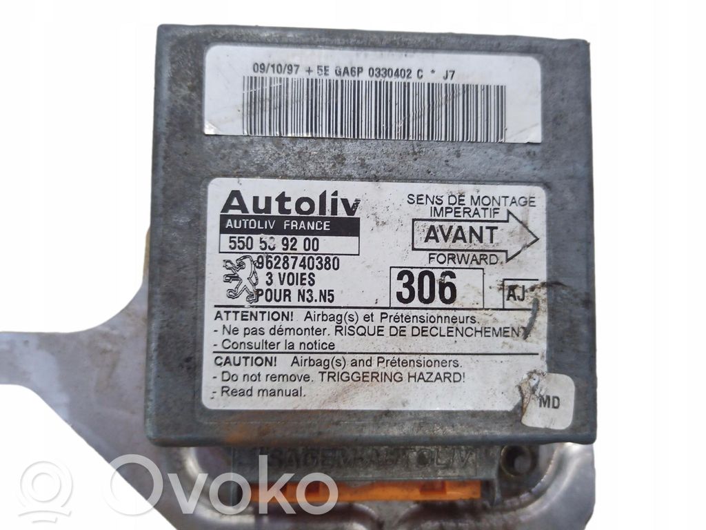 Peugeot 306 Airbag control unit/module 