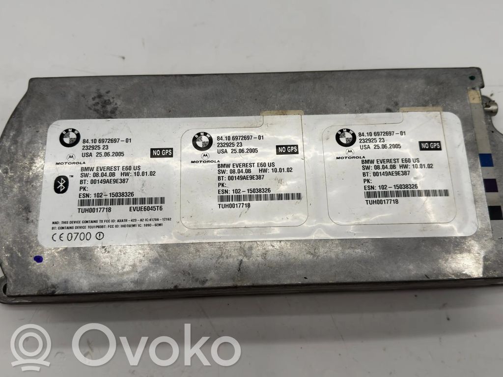 BMW 5 E60 E61 Module unité de contrôle Bluetooth 