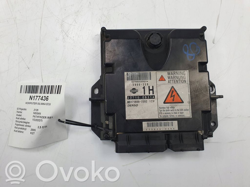 Nissan Pathfinder R51 Engine control unit/module ECU 