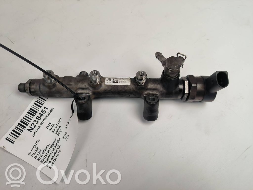 Audi A6 S6 C7 4G Fuel main line pipe 