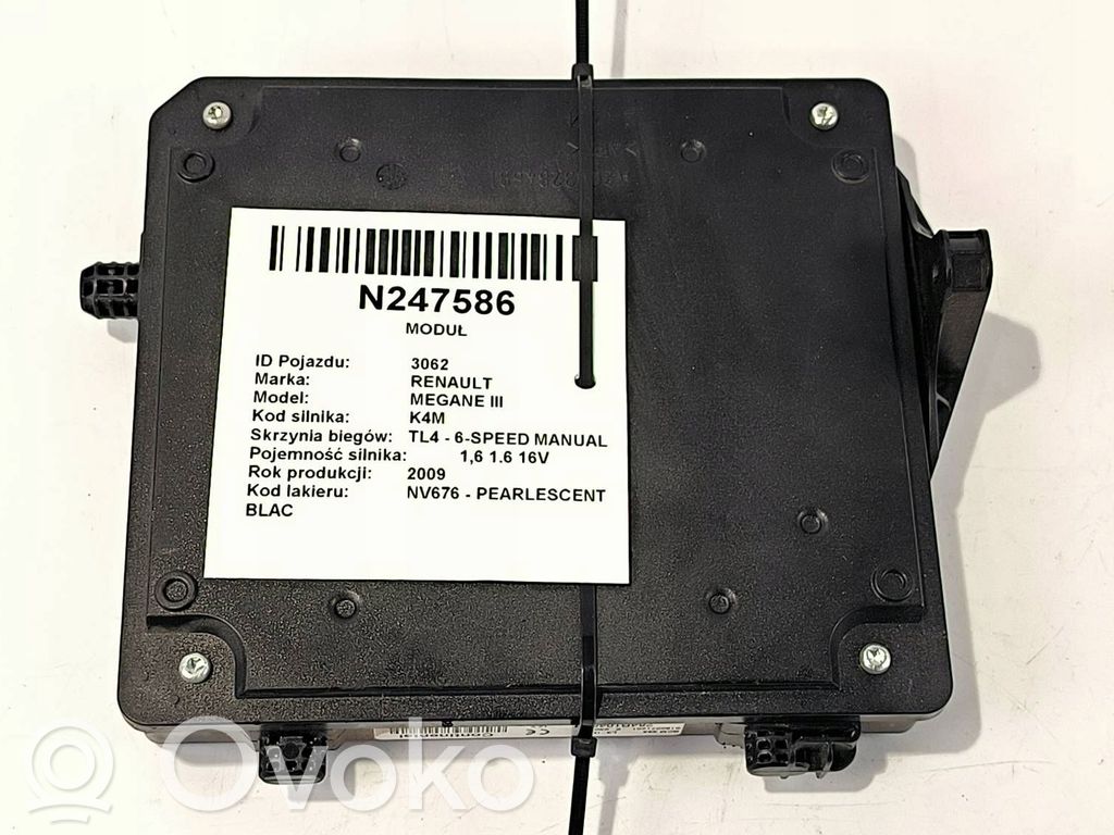 Renault Megane III Central body control module 