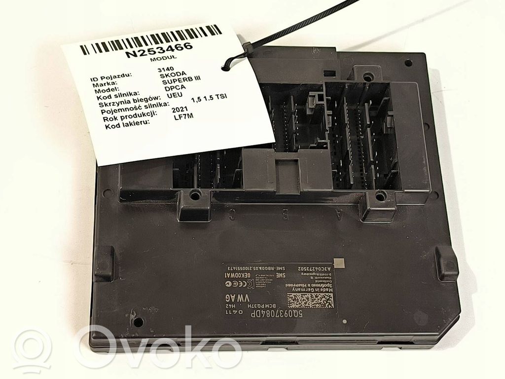 Skoda Superb B8 (3V) Central body control module 