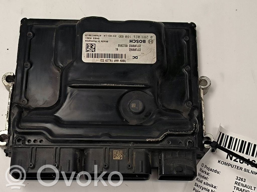 Renault Trafic III (X82) Engine control unit/module ECU 