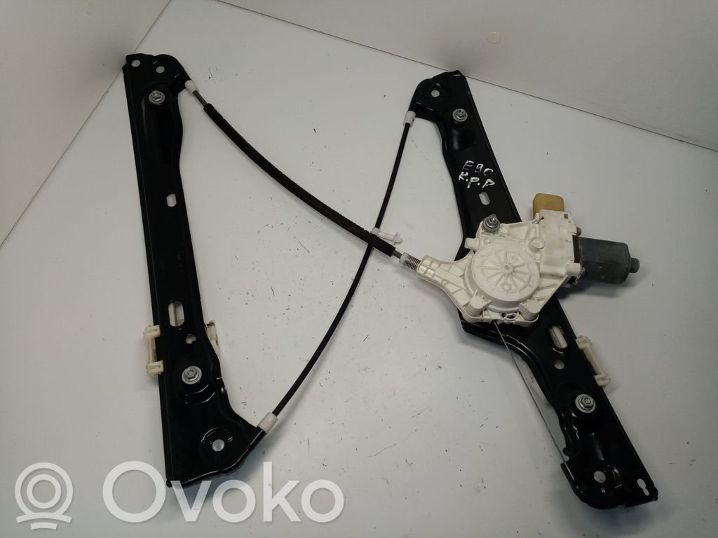 BMW 3 E90 E91 Front door window regulator with motor 