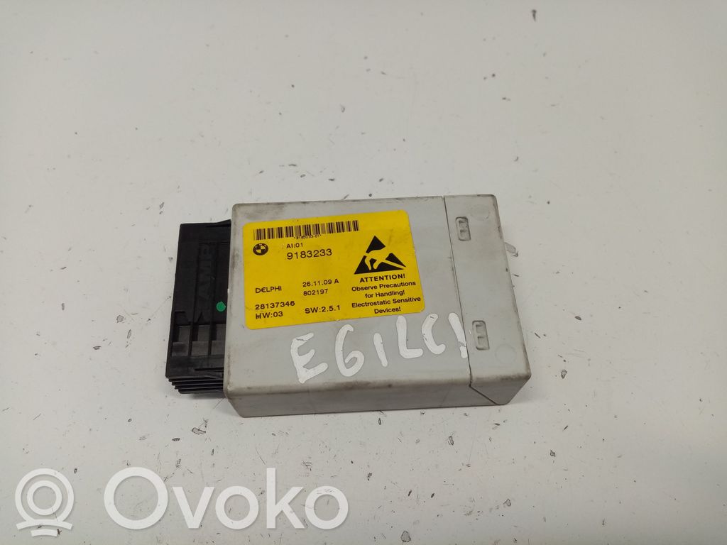 Central console control unit   61319183233,61319169521,61319113064,61319148516