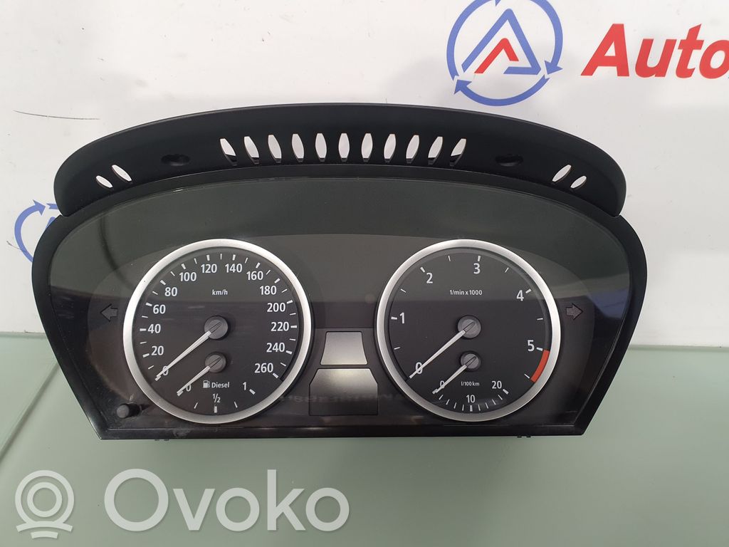 BMW 5 E60 E61 Geschwindigkeitsmesser Cockpit 